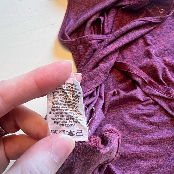 Beyond Yoga Womens Small Purple Activewear Tank Top Racerback Twist Open Back - Picture 5 of 5